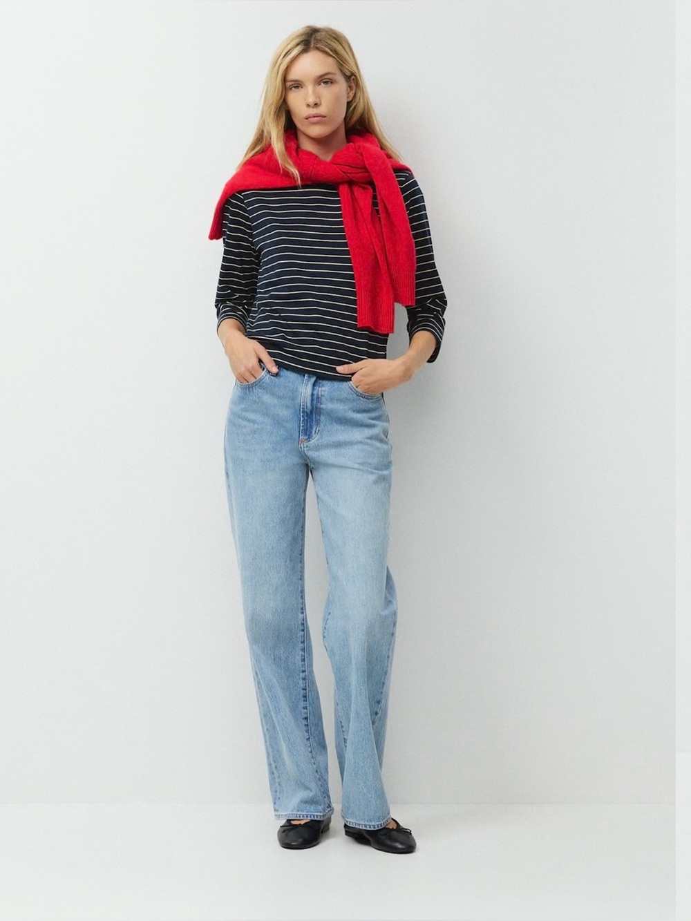 Aritzia Denim Forum The Farrah Hi-Rise Wide Jean